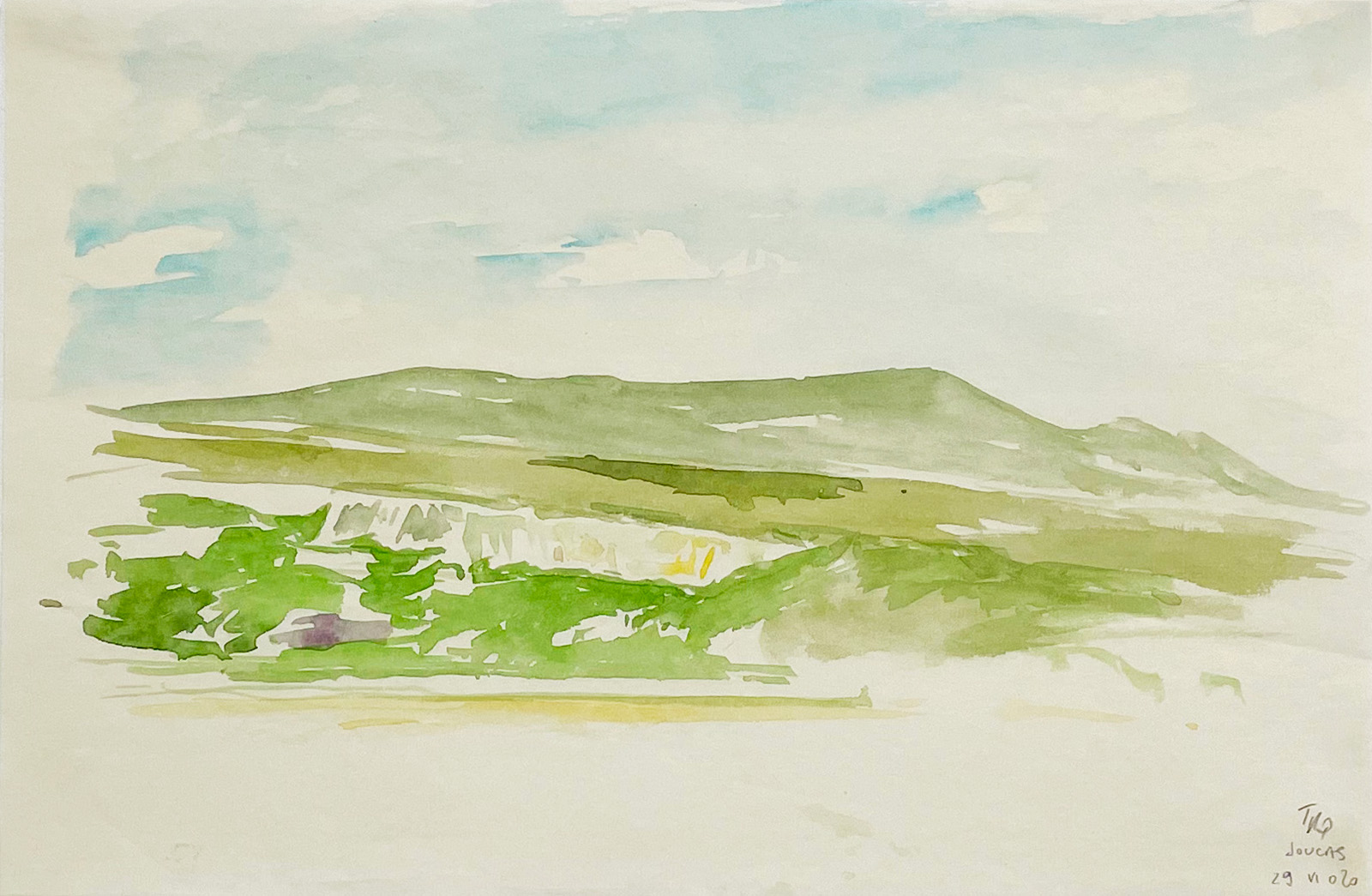 Sans titre (Joucas - 29 VI 020), 2020